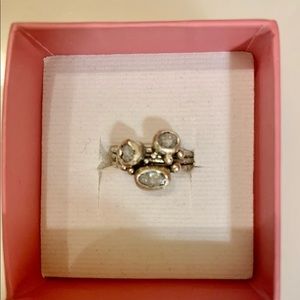 Handmade Raw Diamond Sterling Silver ring.$200 OBO